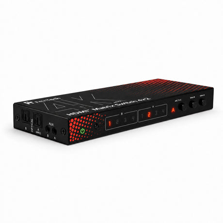 MS420 HDMI 2.0 Matrix Switch 4 In 2 Out für 4K 60Hz mit Audio Extractor (Optical & AUX), ARC und Downscaler - FeinTech