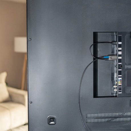 ProFibre HDMI Glasfaserkabel 8K 60Hz / 4K 120Hz | Armored MPO Pure Fibre Kabel | Abnehmbare Stecker | 48 Gbps | eARC | CEC - FeinTech