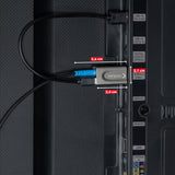 ProFibre HDMI Glasfaserkabel 8K 60Hz / 4K 120Hz | Armored MPO Pure Fibre Kabel | Abnehmbare Stecker | 48 Gbps | eARC | CEC - FeinTech