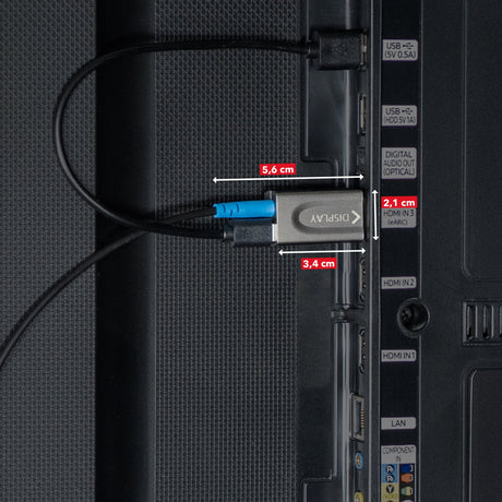 ProFibre HDMI Glasfaserkabel 8K 60Hz / 4K 120Hz | Armored MPO Pure Fibre Kabel | Abnehmbare Stecker | 48 Gbps | eARC | CEC - FeinTech