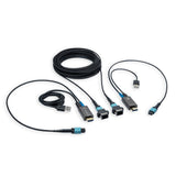 ProFibre HDMI Glasfaserkabel 8K 60Hz / 4K 120Hz | Armored MPO Pure Fibre Kabel | Abnehmbare Stecker | 48 Gbps | eARC | CEC - FeinTech