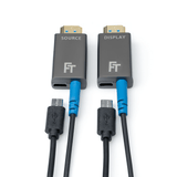 ProFibre HDMI Glasfaserkabel 8K 60Hz / 4K 120Hz | Armored MPO Pure Fibre Kabel | Abnehmbare Stecker | 48 Gbps | eARC | CEC - FeinTech