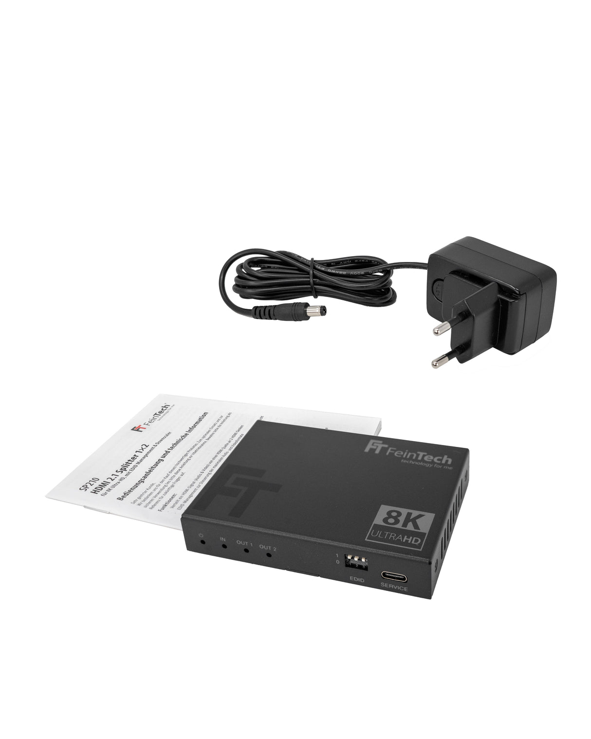 SP210 HDMI 2.1 Splitter 1 In 2 Out | 4K 120Hz | Downscaler - FeinTech