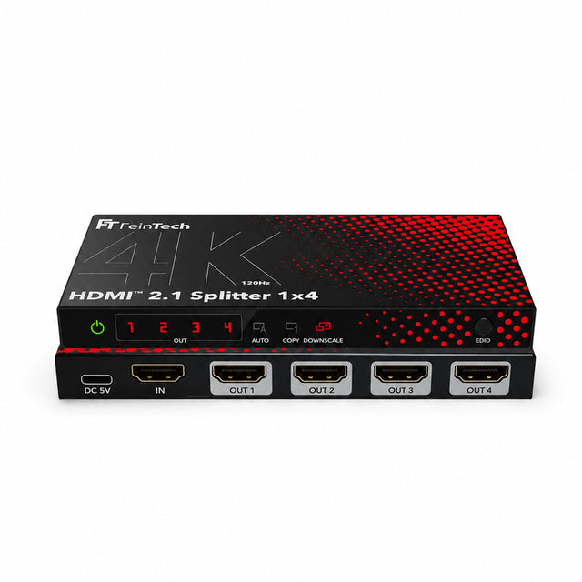 SP411 HDMI 2.1 Splitter 1 In 4 Out | 4K 120Hz | 40Gbps - FeinTech