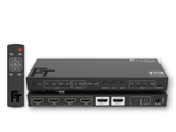 SW411 HDMI 2.1 Switch 4 In 1 Out mit HDMI Audio Extractor (HDMI - Audio, Toslink, AUX) | 4K 120Hz | eARC - FeinTech