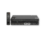 SW411 HDMI 2.1 Switch 4 In 1 Out mit HDMI Audio Extractor (HDMI - Audio, Toslink, AUX) | 4K 120Hz | eARC - FeinTech