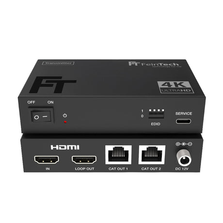 SX230 HDMI 2.0 Splitter 1 In 2 Out over CAT Extender 60m Loop Out 4K 60Hz - FeinTech