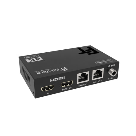 SX230 HDMI 2.0 Splitter 1 In 2 Out over CAT Extender 60m Loop Out 4K 60Hz - FeinTech