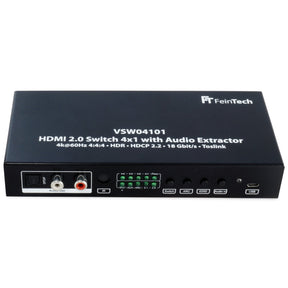 VSW04101 HDMI 2.0 Switch 4x1 mit Audio Extractor (nicht mehr erhältlich) - FeinTech