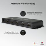 VSW14100 HDMI 2.1 Switch 4 In 1 Out | 4K 120Hz | Auto - Switching - FeinTech