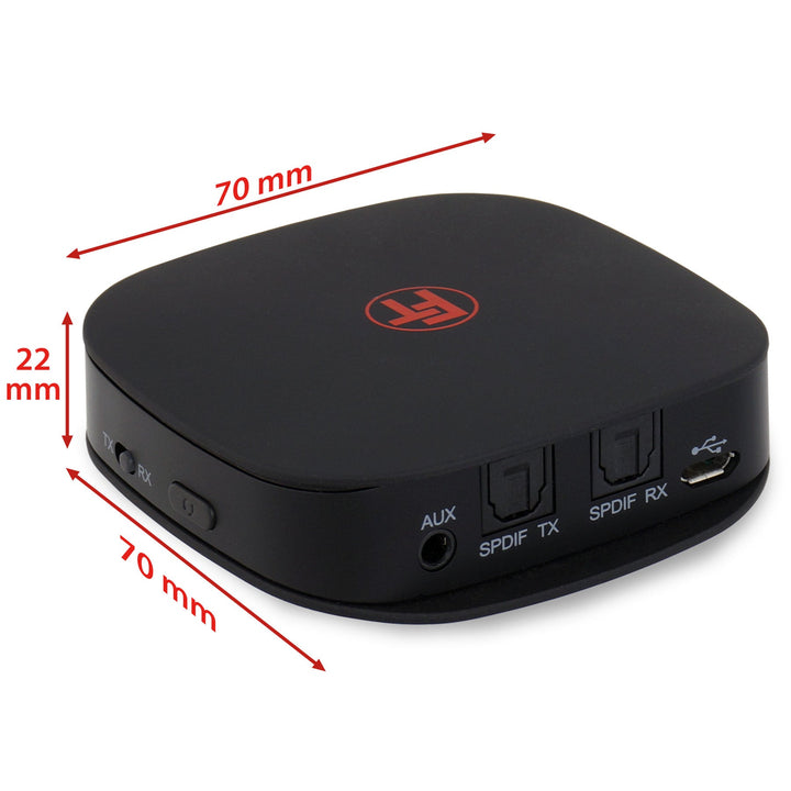 ABT00101 Bluetooth 5.0 Audio Sender Empfänger mit Akku - FeinTech