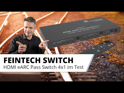 VAX04101 HDMI eARC Pass Switch 4x1 für Soundbar