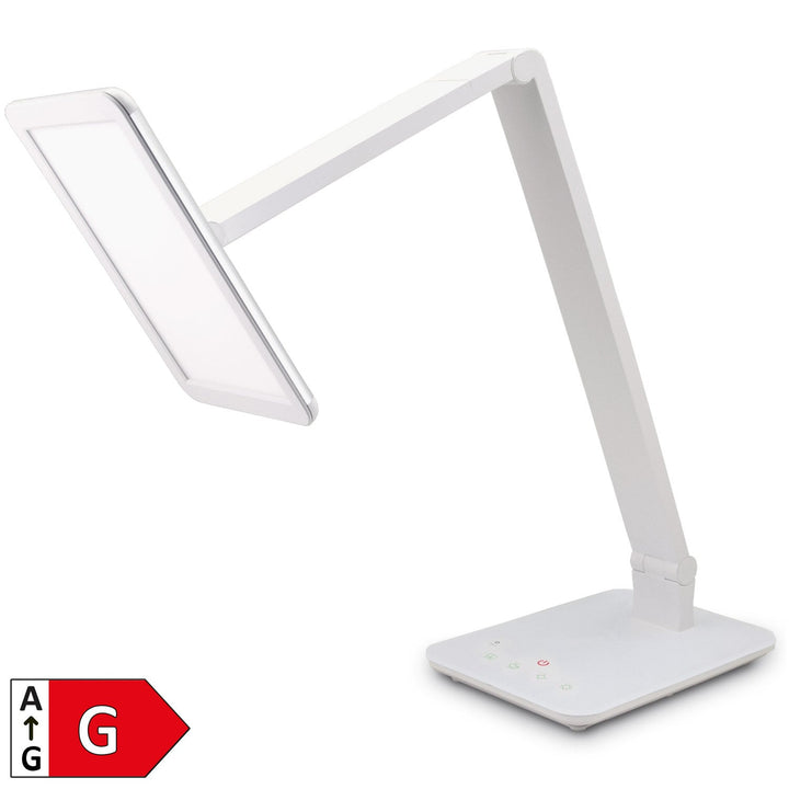 LTL00100 LED Schreibtischlampe mit USB und großer Leuchtfläche - FeinTech