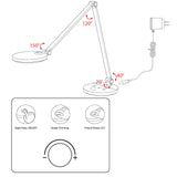 LTL0012x LED Schreibtischlampe mit Drehknopf - FeinTech