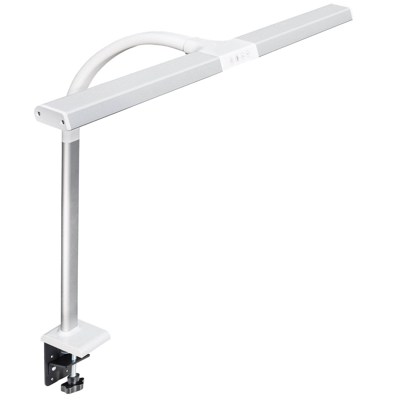 Quality Optics Schreibtischlampe Mit Lupe – 5x Vergrößerung, LED-Beleuchtung, Klemme