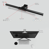 LTL00700 LED Monitor Lampe aus eloxliertem Aluminium - FeinTech