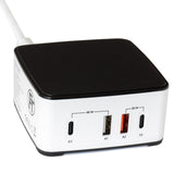 NLG00165 Mehrfach USB-Ladegerät 4 Port Ladestation 65W USB-C + USB-A - FeinTech