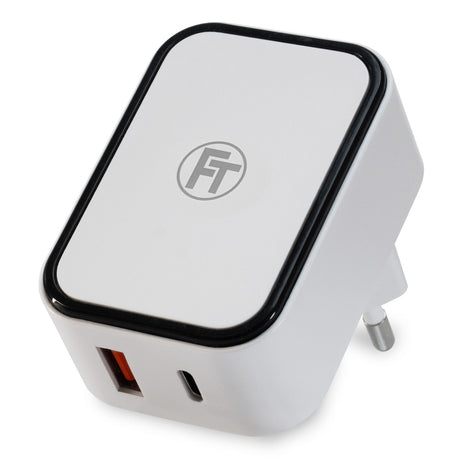 NLG00800 USB-C Power Delivery Ladegerät 2-Fach USB-Netzteil QC 3.0 - FeinTech