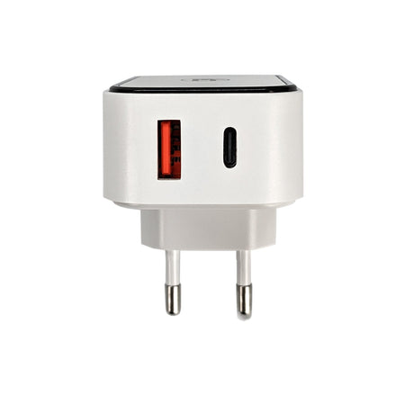 NLG00800 USB-C Power Delivery Ladegerät 2-Fach USB-Netzteil QC 3.0 - FeinTech