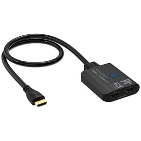 SW211 HDMI 2.1 Switch 2x1 bi-direktional mit Kabel - FeinTech