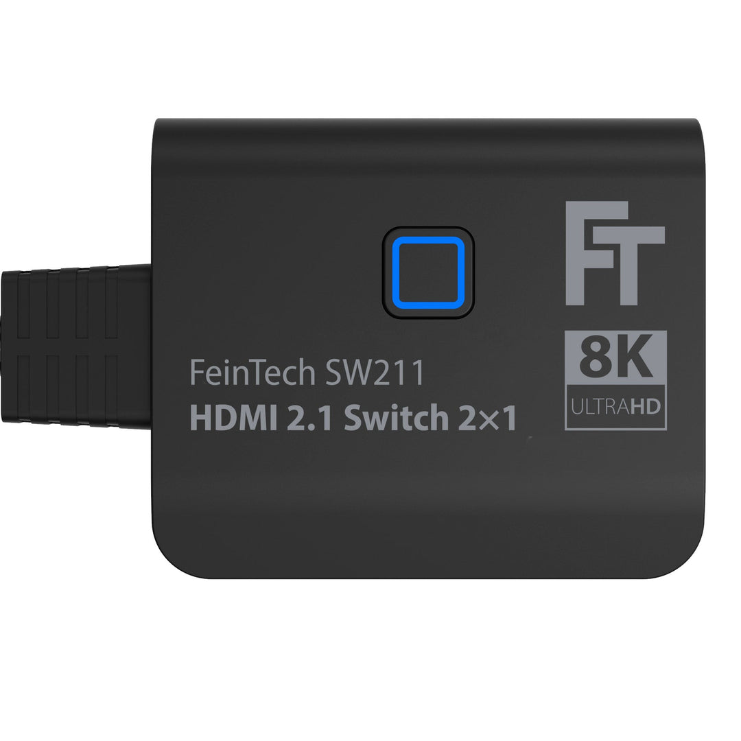 SW211 HDMI 2.1 Switch bi-direktional mit Kabel - FeinTech