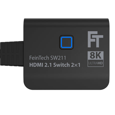 SW211 HDMI 2.1 Switch 2x1 bi-direktional mit Kabel - FeinTech