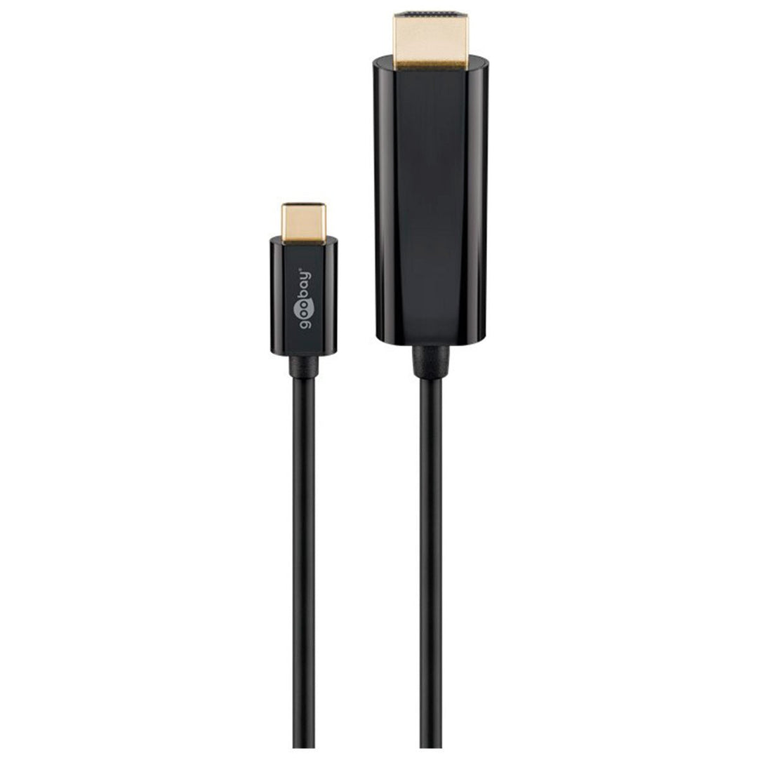 USB-C- HDMI Adapterkabel 4k60Hz 1.8 m - FeinTech