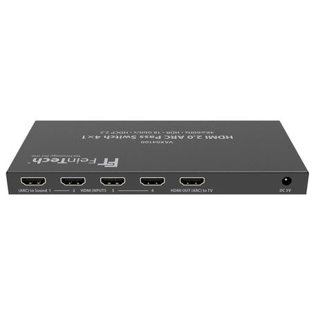 VAX04100 HDMI 2.0 ARC Pass Switch 4x1 (nicht mehr erhältlich) - FeinTech