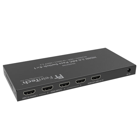 VAX04100 HDMI 2.0 ARC Pass Switch 4x1 für Soundbar - FeinTech