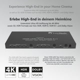 VAX04101 HDMI eARC Pass Switch 4x1 für Soundbar - FeinTech