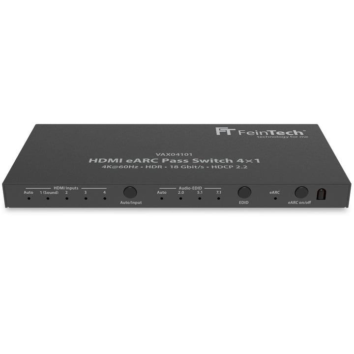 VAX04101A HDMI eARC Pass Switch 4x1 für Soundbar - FeinTech