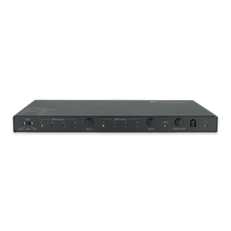 VAX04201 HDMI eARC Pass Matrix Switch 4x2 für Soundbar - FeinTech