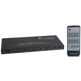 VMS04201 HDMI Matrix Switch 4x2 mit Audio Extractor + Scaler - FeinTech