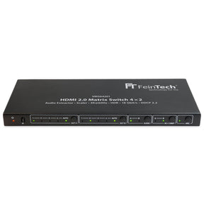 VMS04201 HDMI Matrix Switch 4 In 2 Out mit Audio Extractor - FeinTech