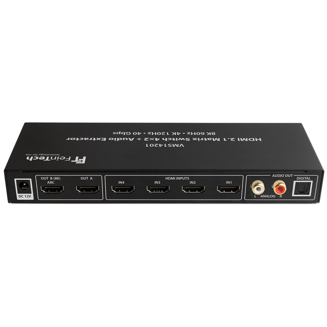 2024 Switcher HDMI 2.1-compatible 2 in 1 out Ultra 48Gbps 8K@60Hz 4K@120Hz  Switch adapter With switch button For HDTV Projector