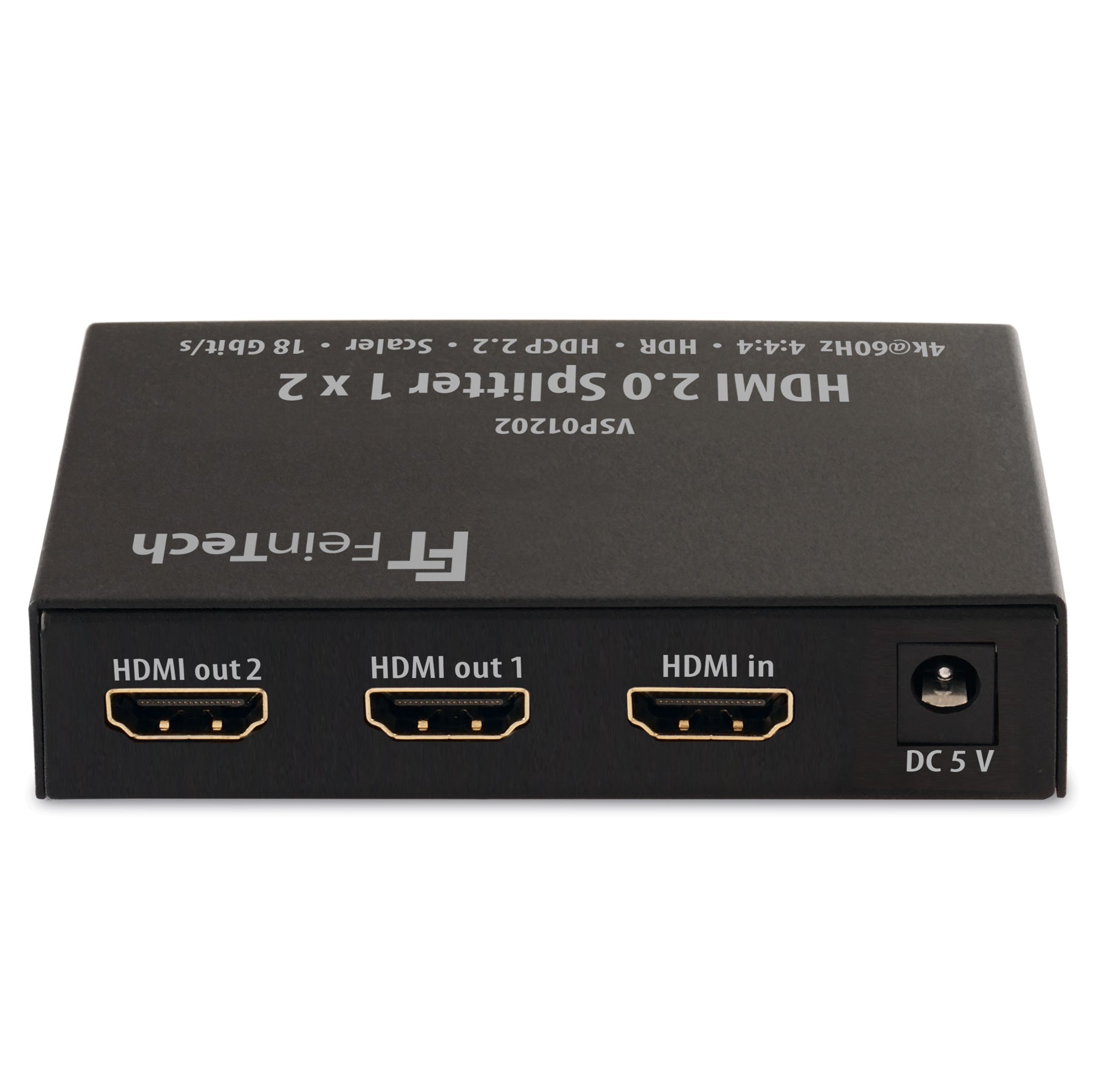 VSP01202 HDMI 2.0 Splitter 1x2 with Audio-EDID-Management - FeinTech