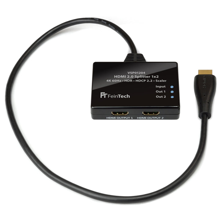 VSP01204 HDMI 2.0 Splitter 1x2 Pigtail - FeinTech