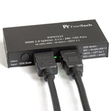 VSP01222 HDMI 2.0 Dual-Splitter 1x2 mit ARC Pass & Scaler - FeinTech