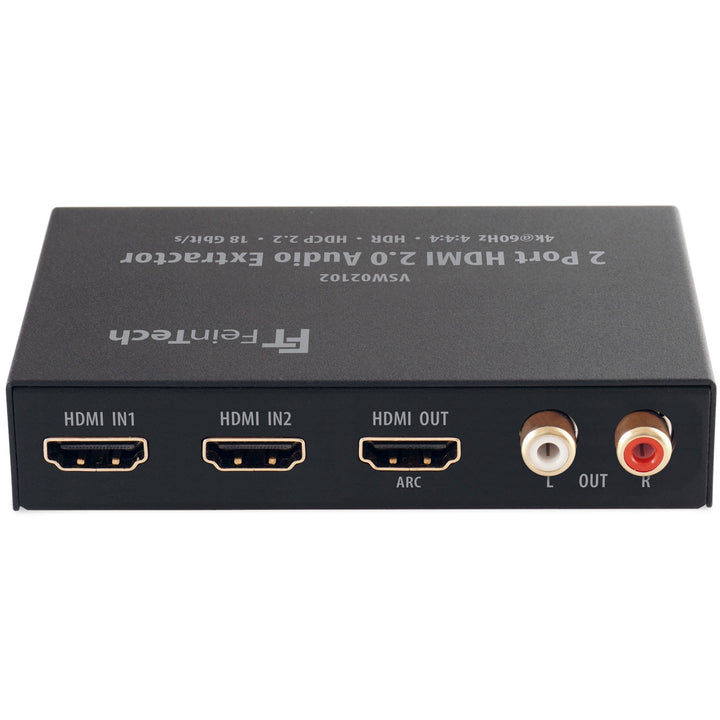 VSW02102 2 Port HDMI 2.0 Audio Extractor - FeinTech