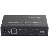 VSW02102 2 Port HDMI 2.0 Audio Extractor - FeinTech