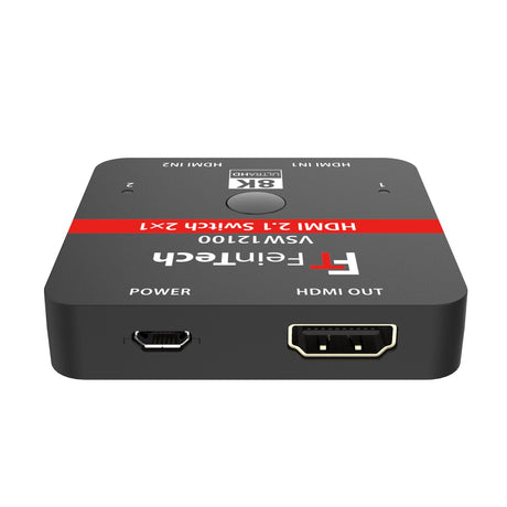 VSW12100 HDMI 2.1 Switch 2 In 1 Out | 4K 120Hz | Auto-Switching - FeinTech